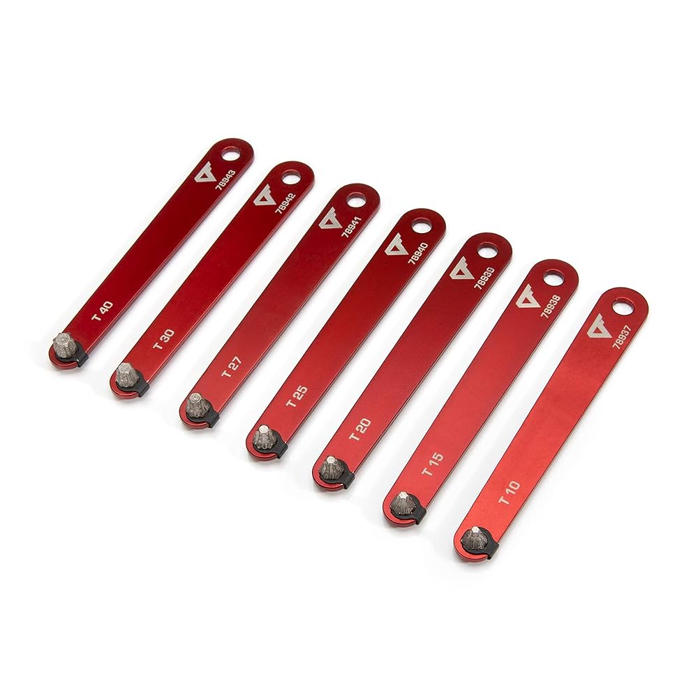 STEELMAN PRO 78936 7-Piece Diamond Tipped Low Profile Torx